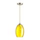 Подвесной светильник Suspentioni желтого цвета