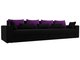Прямой диван-кровать  Мэдисон Long  черного цвета