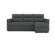 Угловой раскладной диван Macao правый темно-серого цвета