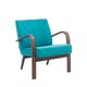 Кресло для отдыха Шелл бирюзового цвета