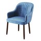 Стул-кресло мягкий Melisa синего цвета