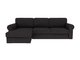 Угловой диван-кровать Murom темно-серого цвета 