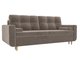 Прямой диван-кровать Кэдмон коричневого цвета