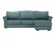 Угловой диван-кровать Sydney серо-бирюзового цвета