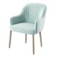 Стул-кресло мягкий Melisa голубого цвета