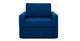 Кресло-кровать выкатное Бруно синего цвета