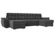Угловой диван-кровать Нэстор серого цвета