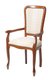 Стул-кресло деревянный Дезире коричнево-бежевого цвета