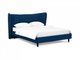 Кровать Queen Agata L 160х200 темно-синего цвета