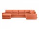 Угловой диван-кровать Petergof кораллового цвета
