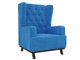 Кресло Джон Люкс темно-голубого цвета
