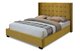 Кровать Vivien 160x200 желтого цвета 