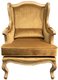 Кресло Сезарина золотого цвета