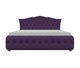 Кровать Герда 160х200 фиолетового цвета с подъемным механизмом 
