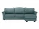 Угловой диван-кровать Sydney серо-бирюзового цвета