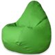 Кресло-мешок Груша XL в обивке из экокожа зеленого цвета
