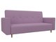 Прямой диван-кровать Вест сиреневого цвета