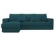 Угловой диван-кровать левый Ruiz сине-зеленого цвета