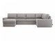 Угловой диван-кровать Petergof серого цвета