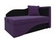 Кушетка-кровать Гармония черно-фиолетового цвета