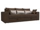Прямой диван-кровать Мэдисон  коричнево-бежевого цвета