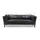 Прямой диван Kelly темно-серого цвета