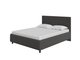 Кровать Como Veda 1 160х200 темно-серого цвета (рогожка)