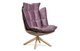 Кресло Husk темно-лилового цвета