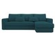 Угловой диван-кровать Ruiz сине-зеленого цвета