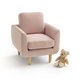 Кресло детское Jimi розового цвета