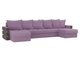 Угловой диван-кровать Венеция сиреневого цвета