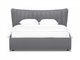 Кровать Queen Agata Lux 160х200 серого цвета