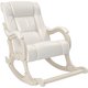 Кресло-качалка белого цвета