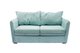 Раскладной диван Arthur L бирюзового цвета