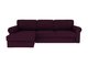 Угловой диван-кровать Murom бордового цвета 