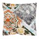 Декоративная подушка Сиена серо-терракотового цвета