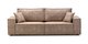 Прямой диван-кровать Фабио темно-бежевого цвета