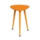 Приставной стол Капля оранжевого цвета