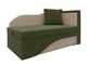 Кушетка-кровать Гармония бежево-зеленого цвета