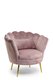 Кресло Lotus светло-розового цвета