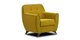 Кресло Элис желтого цвета