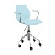Офисный стул Maui голубого цвета