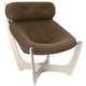 Кресло для отдыха Модель 11 коричневого цвета