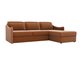 Угловой диван-кровать Скарлетт коричневого цвета
