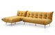 Угловой диван-трансформер Savona желтого цвета
