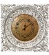 Настенные часы Viktor L бело-бронзового цвета