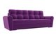 Прямой диван-кровать Амстердам фиолетового цвета 