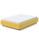 Кровать SleepBox 120x200 желтый велюр