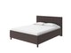 Кровать Como Veda 2 160х190 темно-коричневого цвета (велюр)
