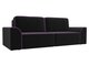 Прямой диван-кровать Вилсон черного цвета